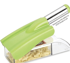 12 in 1 Vegetable Chopper | Multipurpose Manual Quick Vegetable & Fruit Chopper | Cutter/Slicer/Grater with Container | Kitchen Tool & Accessories (Pack of 1-2