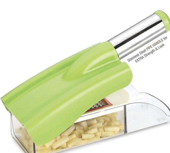 12 in 1 Vegetable Chopper | Multipurpose Manual Quick Vegetable & Fruit Chopper | Cutter/Slicer/Grater with Container | Kitchen Tool & Accessories (Pack of 1-2