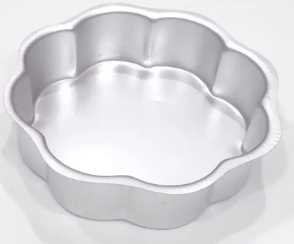 பேக்கர்ஸ் பார்டைஸ் அலுமினிய கேக் அச்சு மலர் வடிவ அலுமினிய கேக் அச்சு