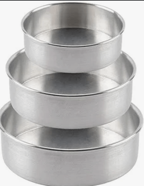 Round Cake Mould Baking Aluminium Tray-3