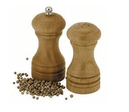 Wooden Salt Pepper Sprinkler Set Spices Grinder , Spices Grinder for Kitchen | Salt Pepper Dispenser