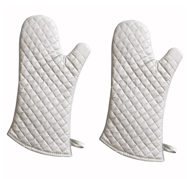 Oven Mitts Gloves Kitchen Cooking Cotton Microwave Oven Mitts as described-4