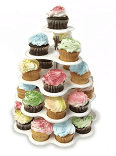 5-Tier Cup Cake Buffet Cake Stand Dispaly Holder Party Wedding | Pack of 1-1