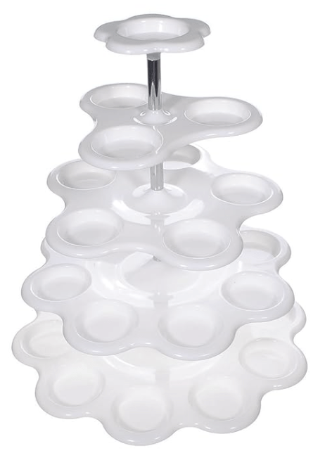 5-Tier Cup Cake Buffet Cake Stand Dispaly Holder Party Wedding | Pack of 1
