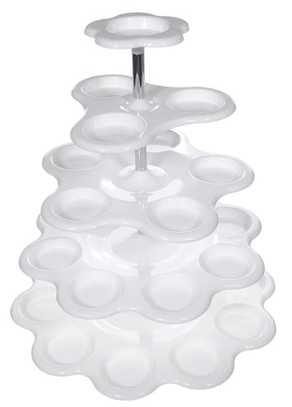 5-Tier Cup Cake Buffet Cake Stand Dispaly Holder Party Wedding | Pack of 1