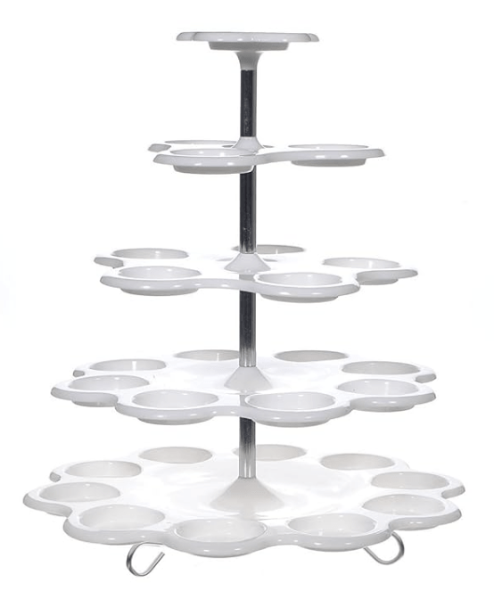 5-Tier Cup Cake Buffet Cake Stand Dispaly Holder Party Wedding | Pack of 1-3