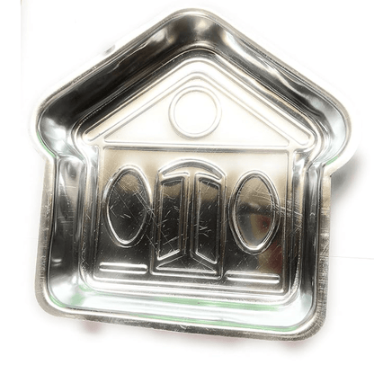 750 கிராம் கேக்கிற்கான அலுமினிய வீடு/வீடு/குடிசை வடிவ கேக் அச்சு. 