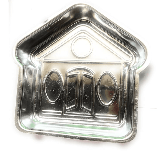 750 கிராம் கேக்கிற்கான அலுமினிய வீடு/வீடு/குடிசை வடிவ கேக் அச்சு. 