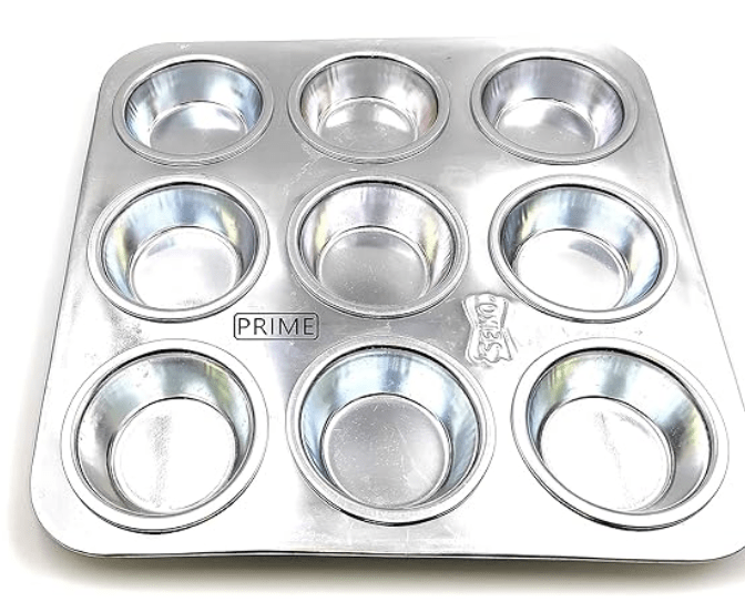 அடுப்புக்கான பேக்கர்கள் மற்றும் மோல்டர்கள் 6/9/12/24 கப் அலுமினிய மஃபின் பேக்கிங் தட்டு 