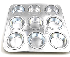 Bakers and Moulders 6/9/12/24 Cup Aluminium Muffin Baking Tray for Oven-2