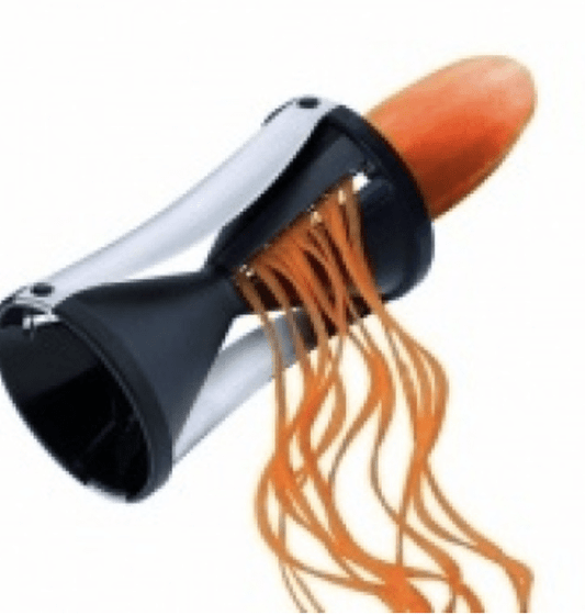 Spiral vegetable sharpener double-sided julienne
