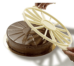 Cake Slice Equal Portion Marker Divider Two Sided 12 or 16 Piece ABS Food-Grade Plastic Cutter-2