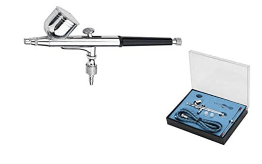 Multi-purpose Professional 0.3mm Airbrush Air Compressor Kit Max 30PSI Air Pump Set for Model Making DIY Art Painting