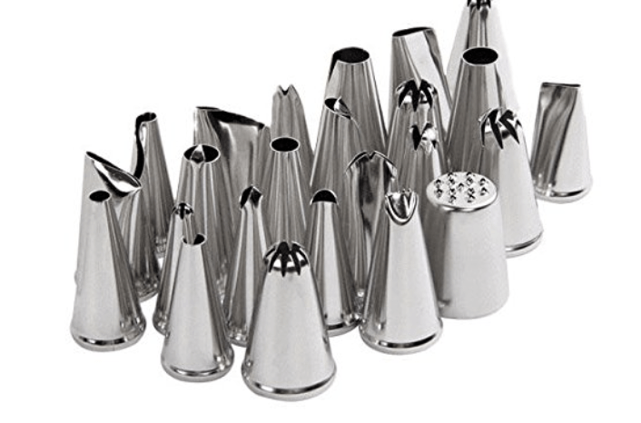 24Pcs Icing Piping Nozzle Tips Set Cake Decorating Set Baking Cake Decorating Tool