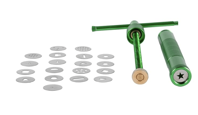 Stainless Steel Clay Extruder Sugar Paste Extruder Cake Fondant Decorating Tool Set