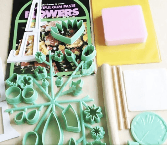 துப்பாக்கி பேஸ்ட் பூ தயாரித்தல் 32 துண்டுகள் செட் பேக் பேக்கிங் அத்தியாவசியங்கள்