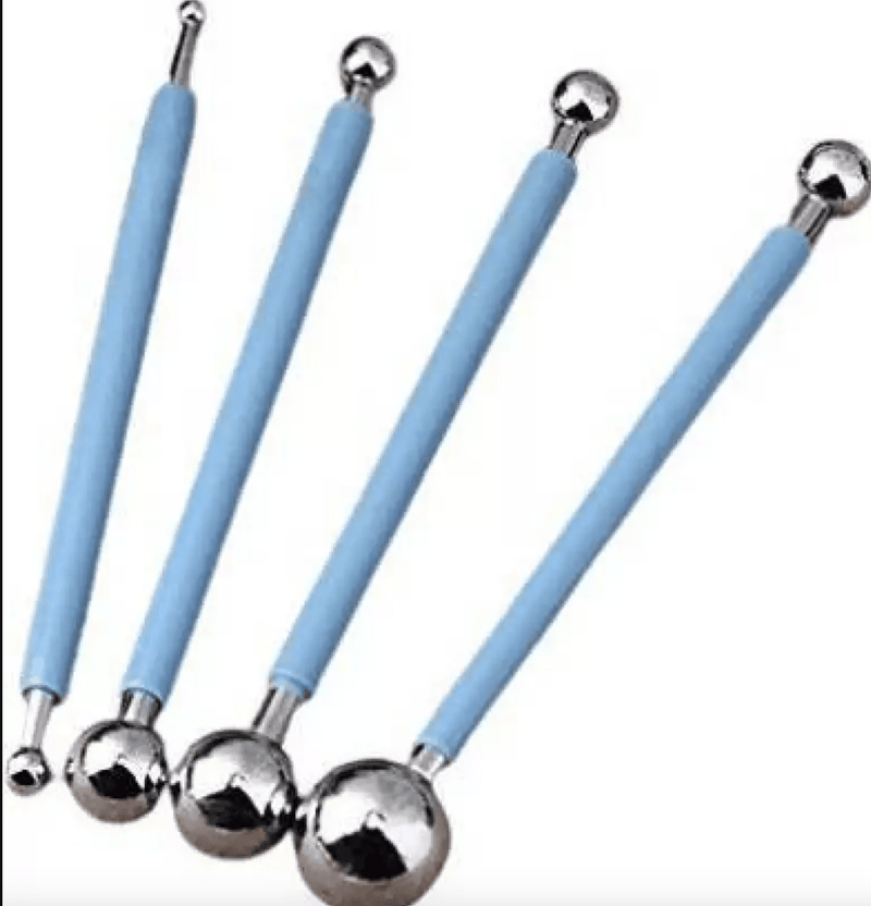 metal modelling 4 piece set baking tool  4 Set Sculpting Tool Set  (Modeling Tools)-2