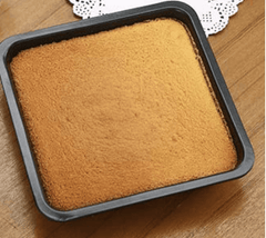 Grizzly 8 inch Square Black Non-Stick Cake Pans Carbon Steel Bread Baking Pan Tray for Microwave Oven Cookie Cake Moulds, 1Pc (Square pan)-2