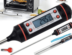 Digital Lcd Cooking Food Meat Probe Kitchen Bbq Thermometer Temperature Test Pen, instant read thermometer for Industrial, Grill, Candy, Milk, Oil, Liquid, Lab Chemical (5.9 Inches)-3