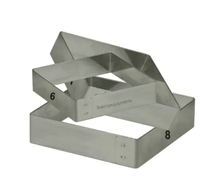 Ochtend Aluminium Pastry Cutter for Kitchen Square Cake cutting Pastry Cutter  (Pack of 3)