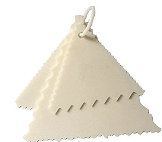 BIG BOX Triangle Scraper Triangle Cake Scraper Sawtooth Shape Fondant and Cake Decorating Tools