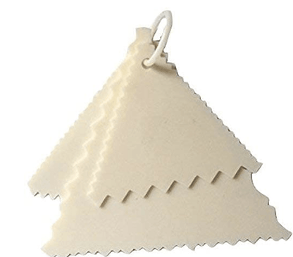 BIG BOX Triangle Scraper Triangle Cake Scraper Sawtooth Shape Fondant and Cake Decorating Tools