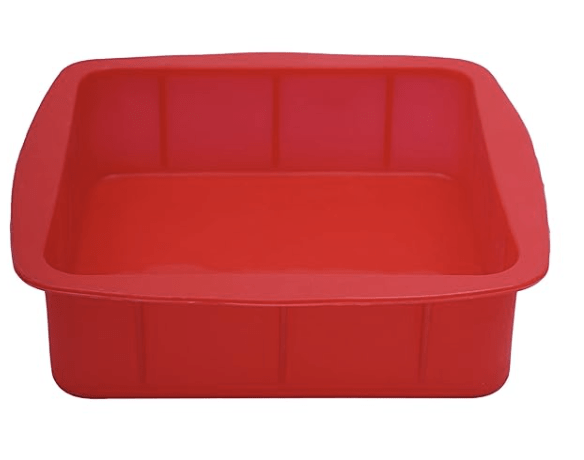 Cake Silicone Mould (8 x 2½ inch Square (for 1kg Cake))-1