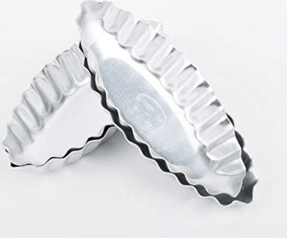 4PCS Sailing Boat Shape Tart Mould, Aluminum Cake Cookie Pudding Chocolate Bakeware Pan Baking Mold