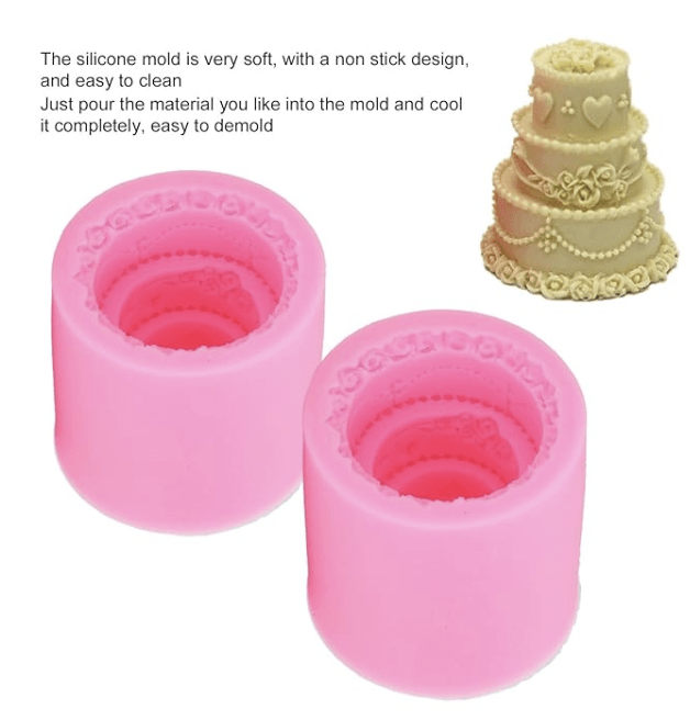 Shape Candle Molds I 3D Fondant Pillar Silicone Plaster Epoxy Mould I for DIY Handmade Chocolate, Cake Décor, Aromatherapy, Soap, Resin Art Craft Making, Home Party Decoration-2