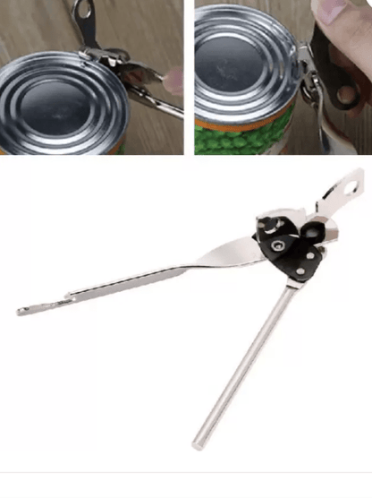 Simple Can Opener Cans Opener Professional Multifunctional Stainless Steel Butterfly Can Bottle Jar Opener Bottle Opener  (Pack of 1)