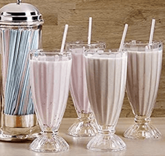 Glassware falooda Glass Mug for Water, Juice, Ice Cream, Wine, Milkshake, Faluda, Smoothie and Cocktails 350ml, Set of (6)-1