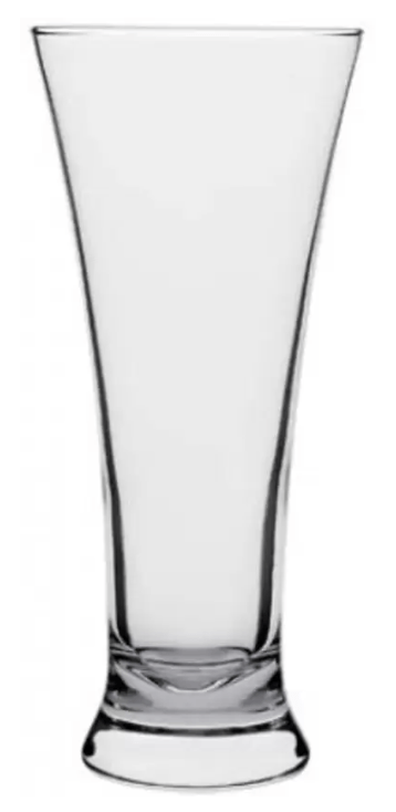 Beer pilsner crystal clear glass Glass Set Beer Glass (Pack of 6)   (320 ml, Glass, Clear)-1