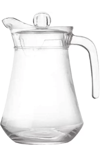 NOGAIYA 1.5 L Glass Water Jug (pack of 1)