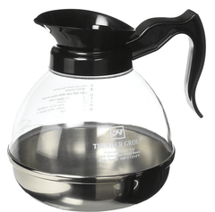 Coffee Carafe Polycarbonate Coffee Decanters with Stainless Steel Base-1