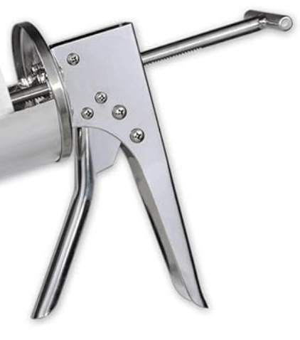 Mayonaisse Gun Pro Silver Handheld 0.3 oz. Sauce Dispenser for Commercial Home Kitchen