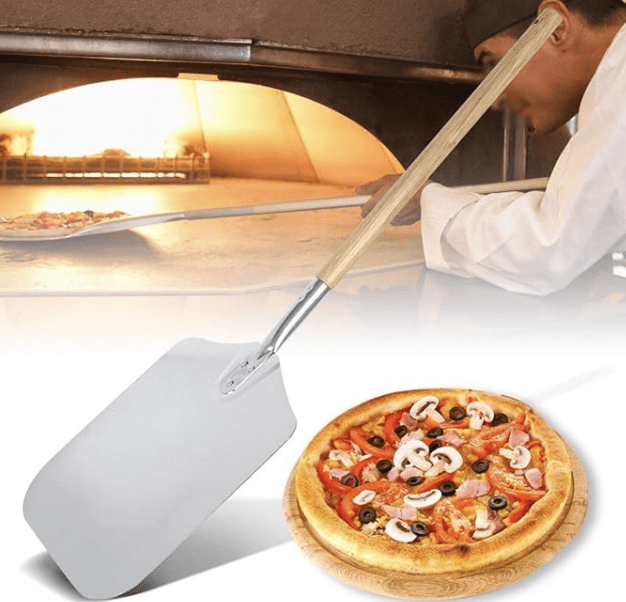 🍕Pizza🍕Lifter Spoon Ss Pizza Peel Paddle Hand Finished Professional Aluminum