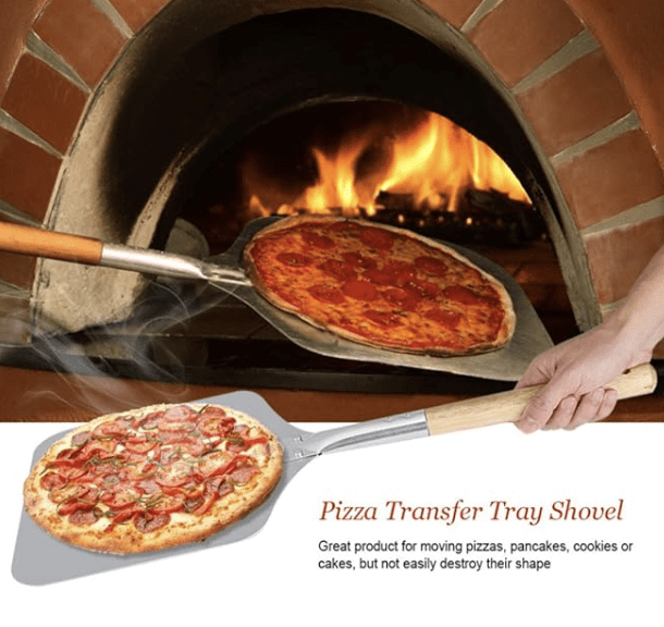 🍕Pizza🍕Lifter Spoon Ss Pizza Peel Paddle Hand Finished Professional Aluminum-3