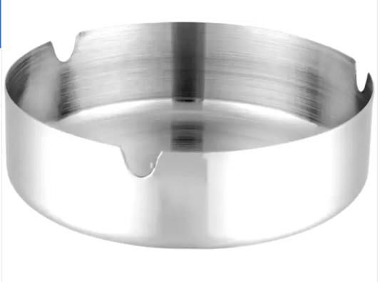 Silver Stainless Steel Ashtray
