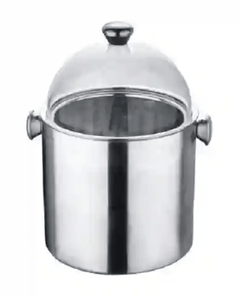 Silver Sleek Design And Easy To Use Stainless Steel Metal Kraft Cylindrical Ice Cream Container-2