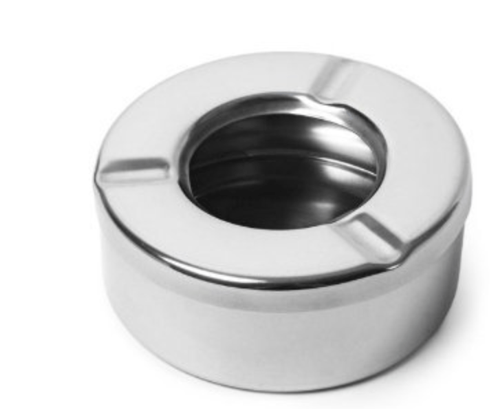 Dynore Stainless Steel Set of 1 Lid Ash Tray-1