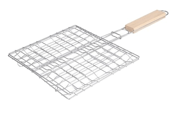 Fish Grilling Basket BBQ Net Barbecue Clip Tool Grill for Outdoor Camping