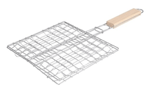 Fish Grilling Basket BBQ Net Barbecue Clip Tool Grill for Outdoor Camping-1