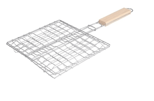 Fish Grilling Basket BBQ Net Barbecue Clip Tool Grill for Outdoor Camping