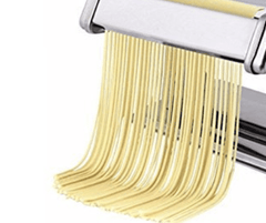 pasta maker machine Pasta Machine, 150 Roller Manual Noodles Makers with 7 Adjustable Thickness Setting, 2 Size Stainless Cutter, Clamp, and Hand Crank, Perfect for Homemade Spaghetti Lasagna or Dumpling Skin Pasta Maker Pasta Maker-2