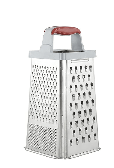 kitchen Stainless Steel Multi Purpose Grater And Slicer, Silver