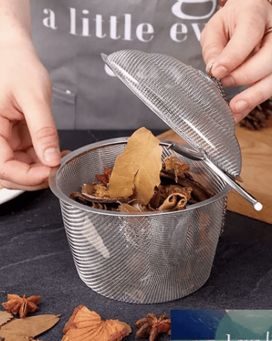Stainless Steel Tea Infuser Sphere Locking Spice Tea Ball Strainer Mesh Infuser Filter Strainers Kitchen Tools-3