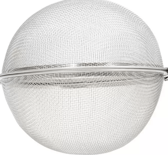 Tea Strainer Infuser Mesh Tea Balls, Stainless Steel Tea seeped strainers Infuser Filter Loose Leaf Teas Soup Seasoning Balls Fruit Squeeze Diffuser Herbal Spice (2 Pcs, Big)-3