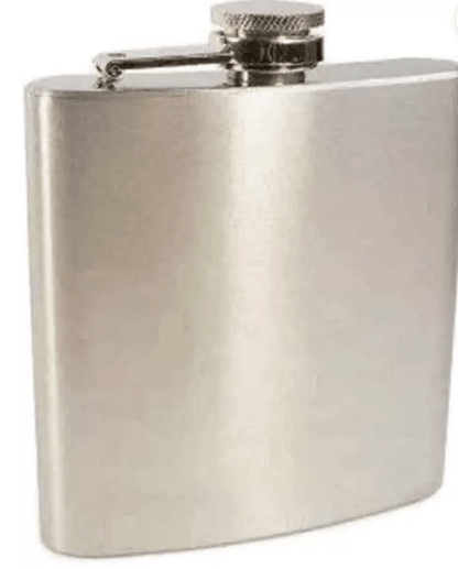 cristy Silver stainless steel Easy Sip Pocket Bottle, Hip Flask CR32 stainless steel Hip Flask  (230 ml)