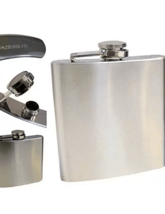cristy Silver stainless steel Easy Sip Pocket Bottle, Hip Flask CR32 stainless steel Hip Flask  (230 ml)-2