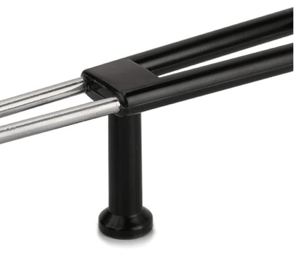 Prestige Aluminium Hard Anodised Tadka Pan, 10 cm, Black